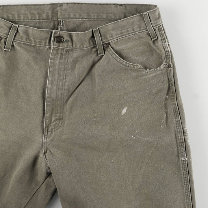 Dickies Duck Painter Pants Men's W37 cotton Khaki type Vintage Second Hand