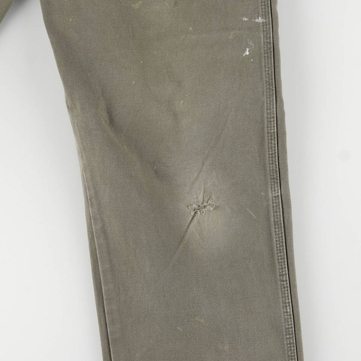 Dickies Duck Painter Pants Men's W37 cotton Khaki type Vintage Second Hand