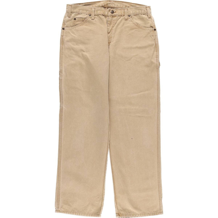 Dickies Duck Painter Pants Men's W33 equivalent cotton Beige type Vintage Second Hand