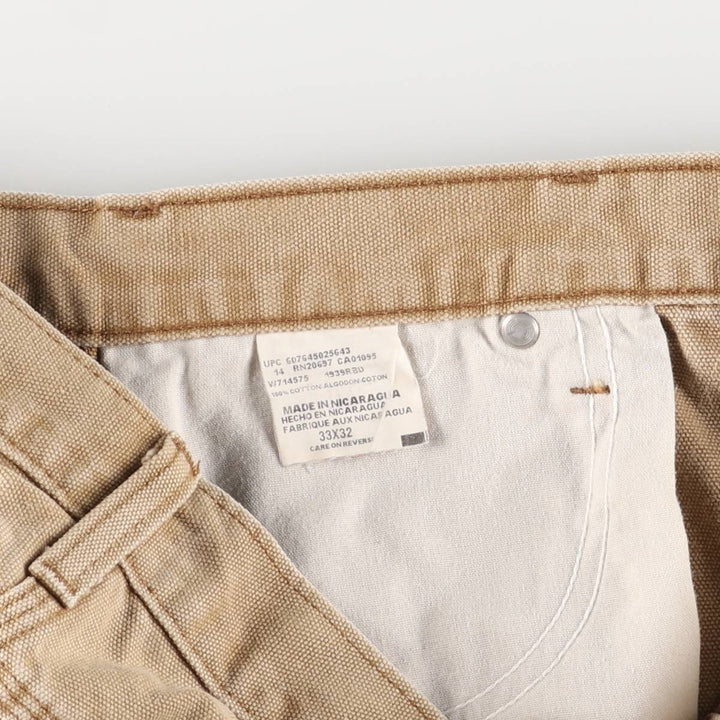 Dickies Duck Painter Pants Men's W33 equivalent cotton Beige type Vintage Second Hand