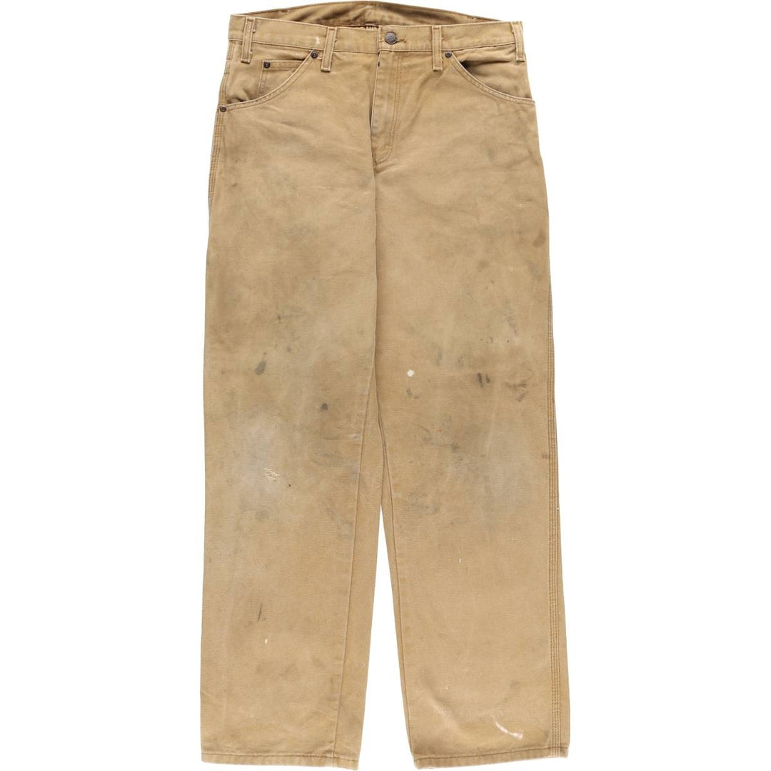 Dickies Duck Painter Pants Men's W33 equivalent cotton Beige type Vintage Second Hand