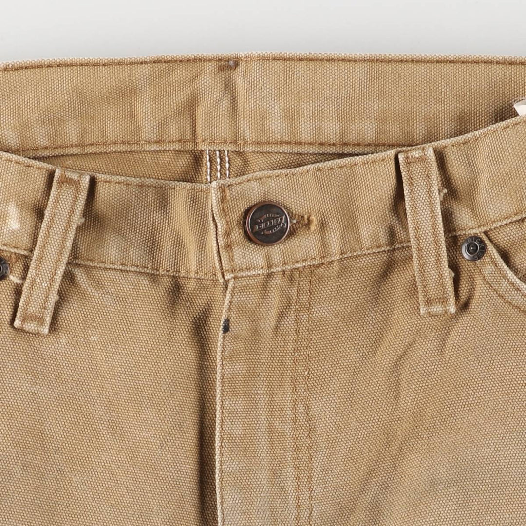 Dickies Duck Painter Pants Men's W33 equivalent cotton Beige type Vintage Second Hand