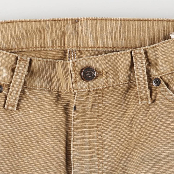Dickies Duck Painter Pants Men's W33 equivalent cotton Beige type Vintage Second Hand