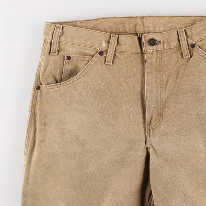 Dickies Duck Painter Pants Men's W33 equivalent cotton Beige type Vintage Second Hand