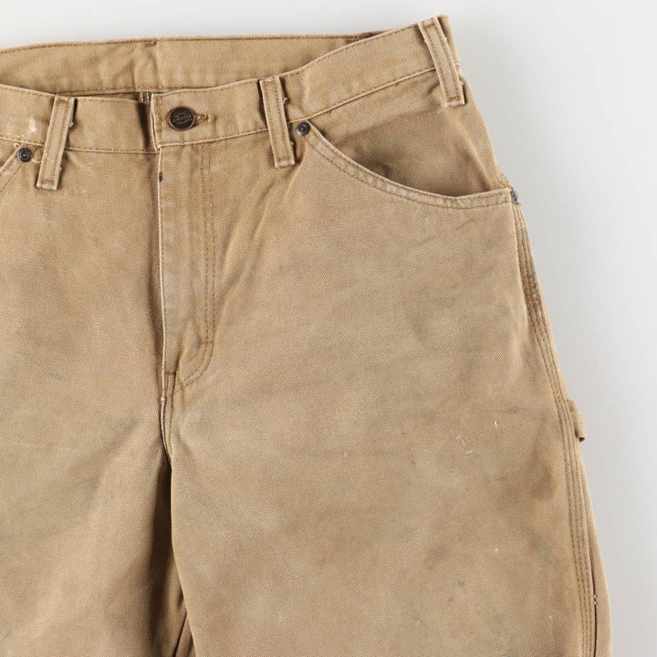 Dickies Duck Painter Pants Men's W33 equivalent cotton Beige type Vintage Second Hand