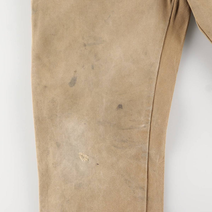 Dickies Duck Painter Pants Men's W33 equivalent cotton Beige type Vintage Second Hand
