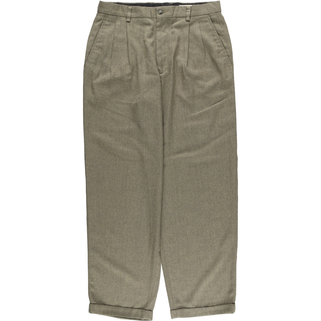 90s-00'S Liz Claiborne men's slacks, size W32 polyester Beige type Vintage Second Hand