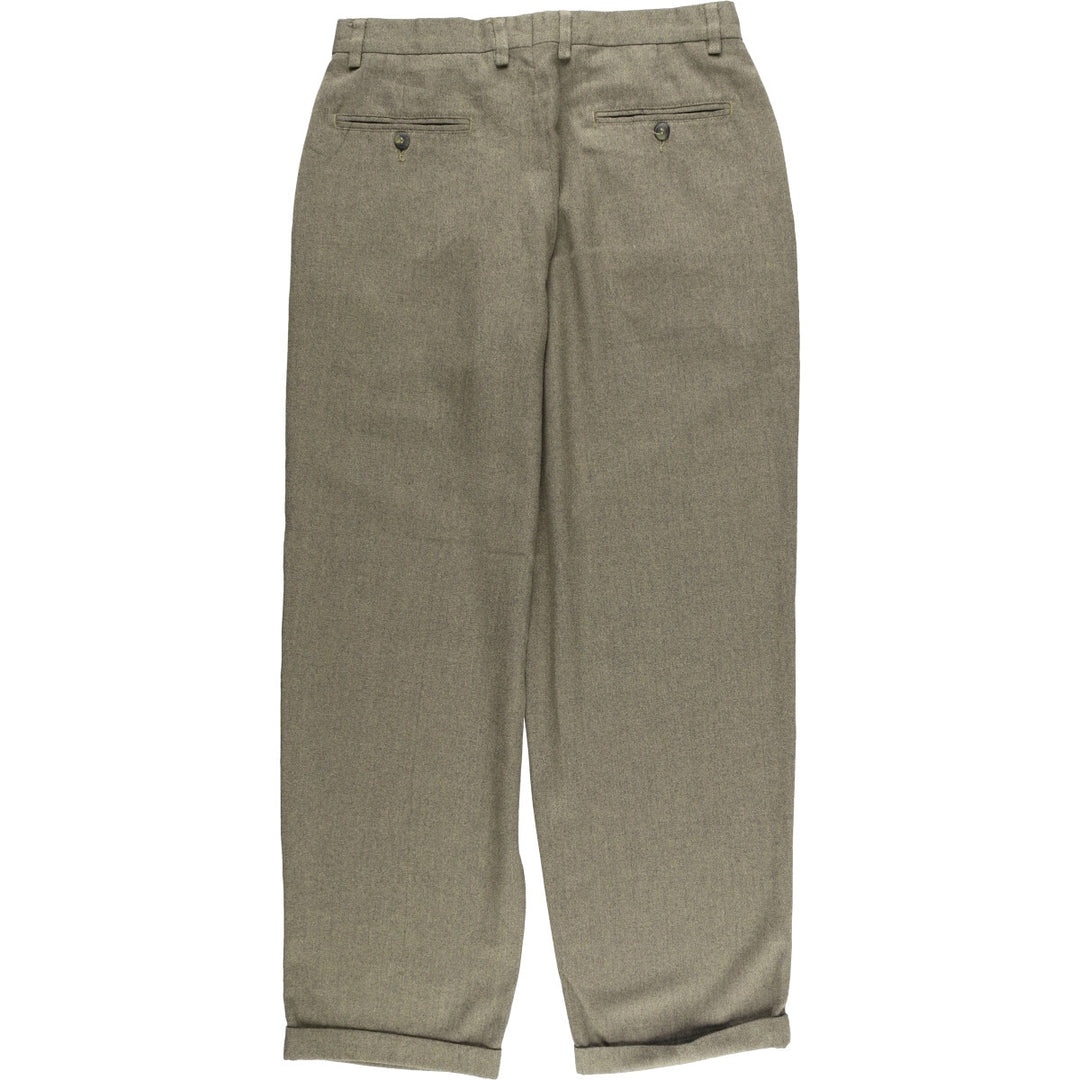 90s-00'S Liz Claiborne men's slacks, size W32 polyester Beige type Vintage Second Hand