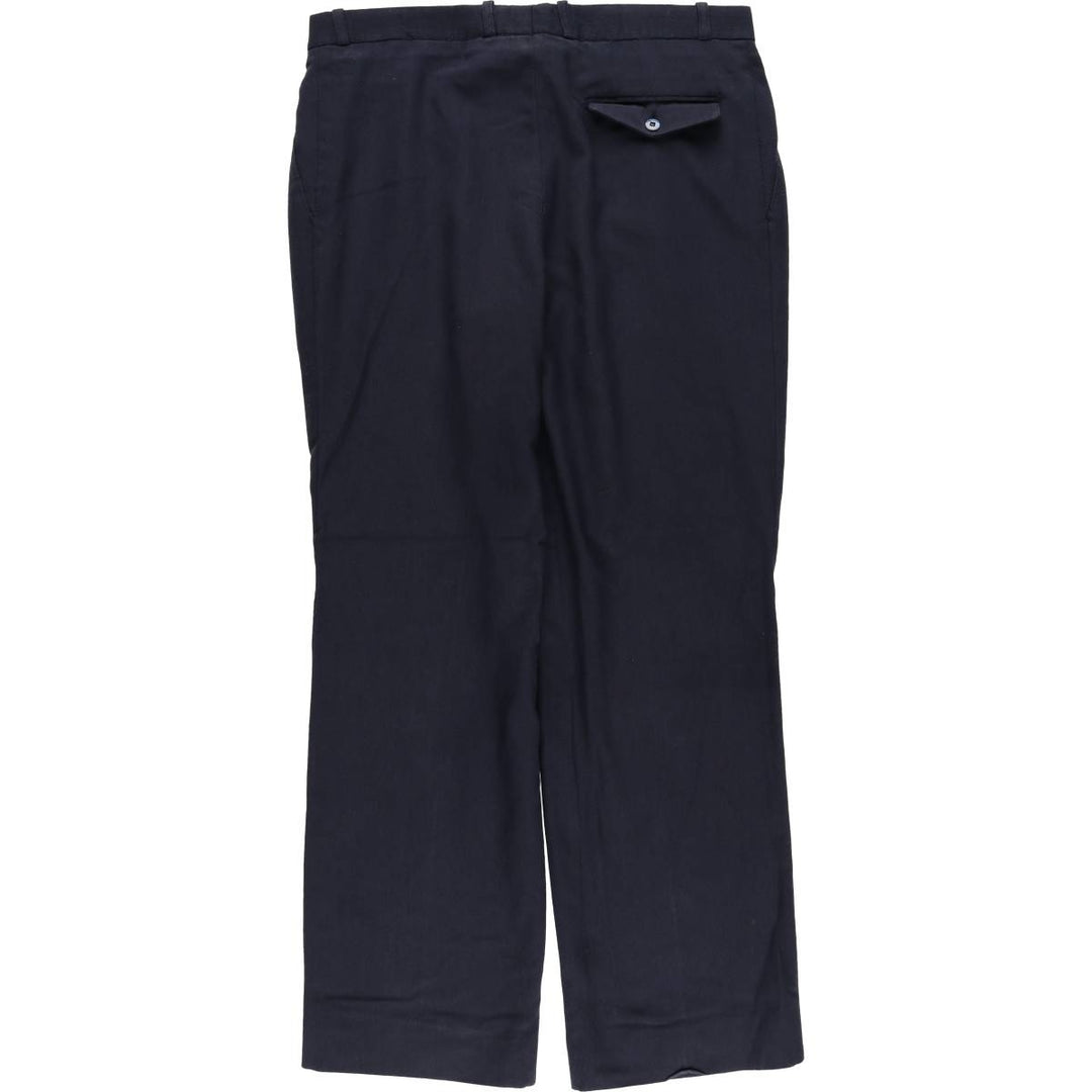 BONNETI UOMO Two-pleat Slacks, Men's, Size 34, Vintage unclear navy blue type Vintage Second Hand