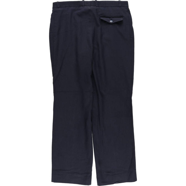 BONNETI UOMO Two-pleat Slacks, Men's, Size 34, Vintage unclear navy blue type Vintage Second Hand