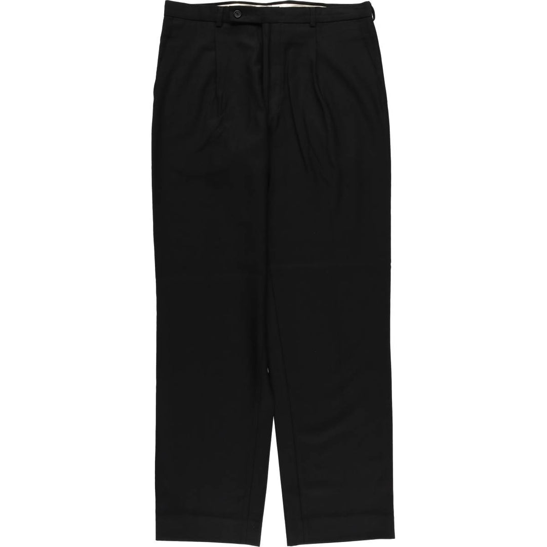 Pierre Cardin vintage men's one-pleat slacks, size W34 unclear black type Vintage Second Hand