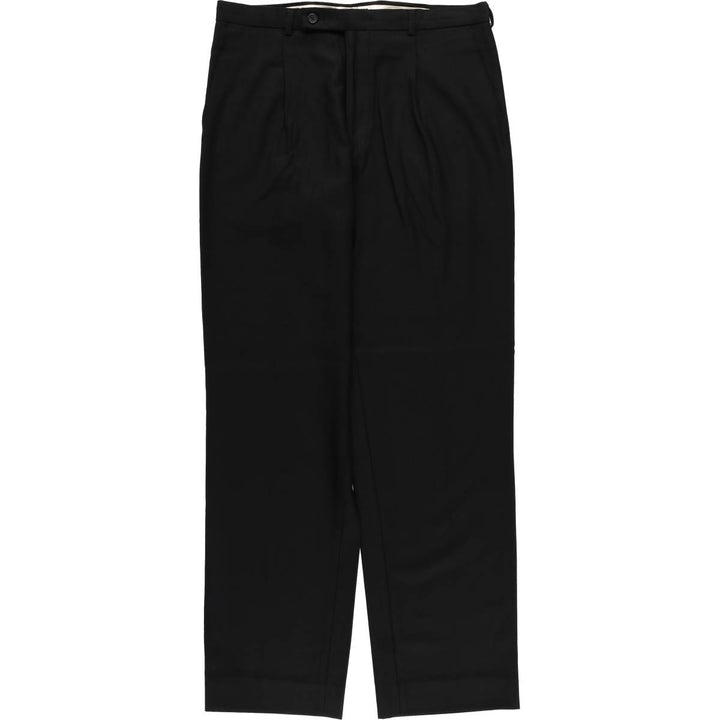 Pierre Cardin vintage men's one-pleat slacks, size W34 unclear black type Vintage Second Hand
