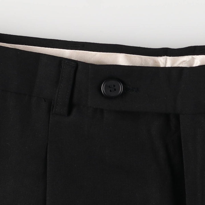 Pierre Cardin vintage men's one-pleat slacks, size W34 unclear black type Vintage Second Hand