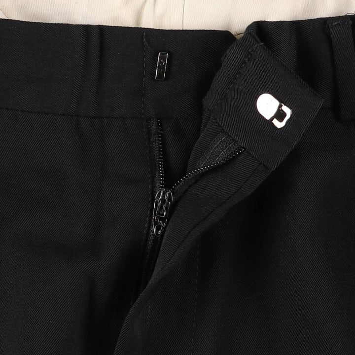 90'S Johnny Carson Two-pleat Slacks, Made in USA, Men's, Size 34, Vintage unclear black type Vintage Second Hand
