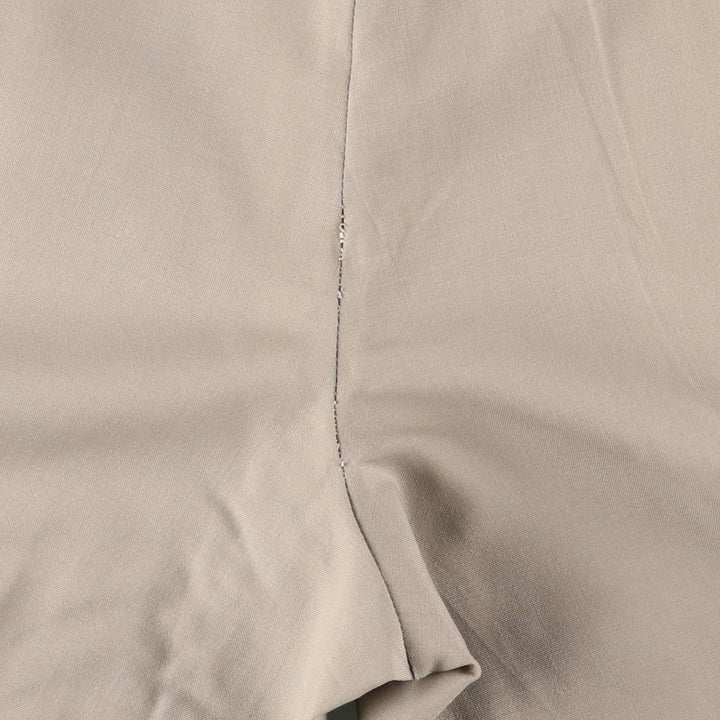 PIONEER Vintage Two-Pleated Slacks, Men's Size 35 (W35) unclear Beige type Vintage Second Hand
