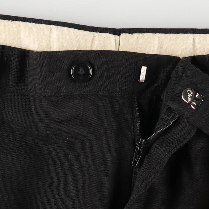 1980'S Haggar Gallery Two-pleat Slacks, Men's, Size W33, Vintage unclear black type Vintage Second Hand