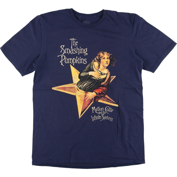 AMERICAN CLASSICS THE SMASHING PUMPKINS Band T-Shirt, Men's Size M cotton navy blue type Vintage Second Hand