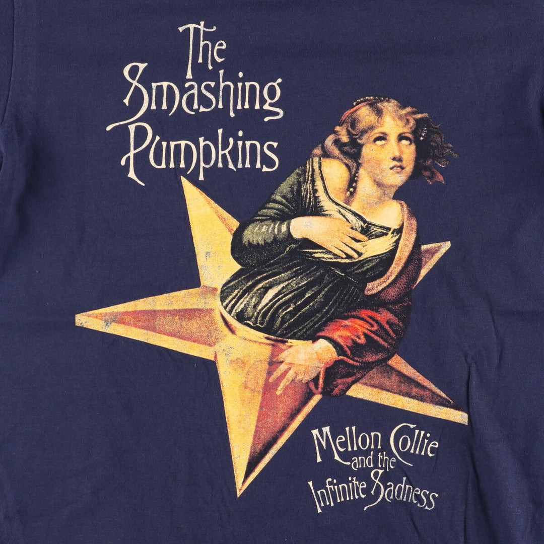 AMERICAN CLASSICS THE SMASHING PUMPKINS Band T-Shirt, Men's Size M cotton navy blue type Vintage Second Hand