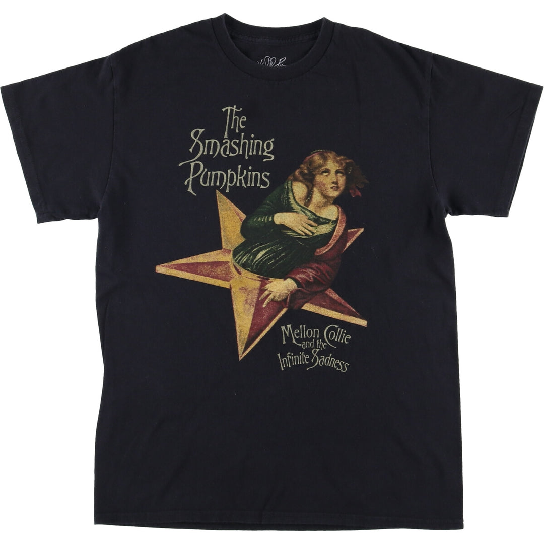 THE SMASHING PUMPKINS Smashing Pumpkins Band T-shirt Band T Men's M equivalent cotton black type Vintage Second Hand