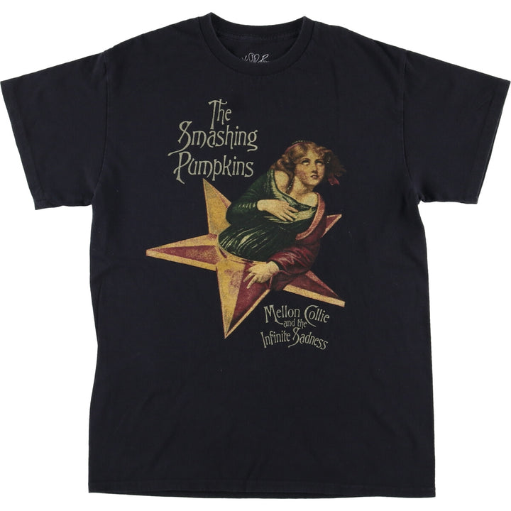 THE SMASHING PUMPKINS Smashing Pumpkins Band T-shirt Band T Men's M equivalent cotton black type Vintage Second Hand
