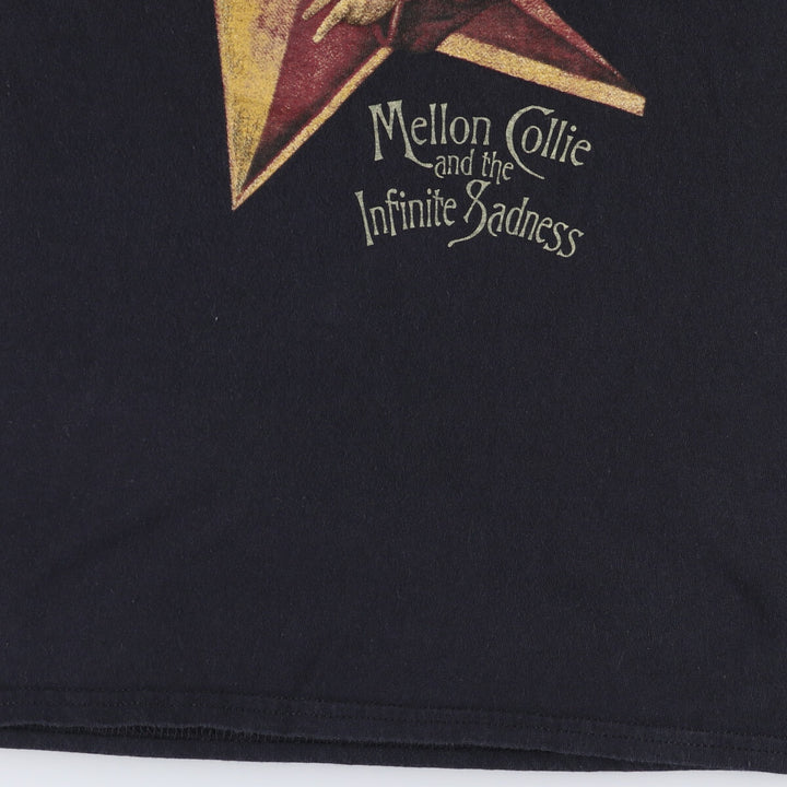 THE SMASHING PUMPKINS Smashing Pumpkins Band T-shirt Band T Men's M equivalent cotton black type Vintage Second Hand