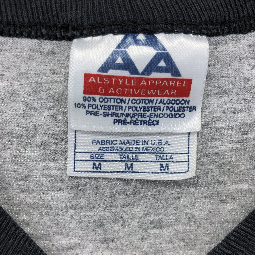 ALSTYLE Mudvayne Band Ringer T-Shirt, Men's Size Medium cotton gray type Vintage Second Hand