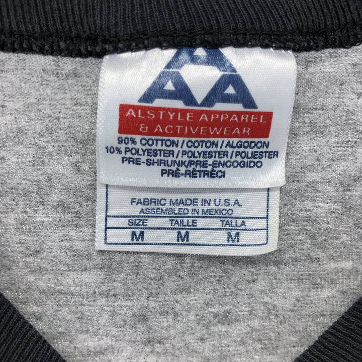 ALSTYLE Mudvayne Band Ringer T-Shirt, Men's Size Medium cotton gray type Vintage Second Hand