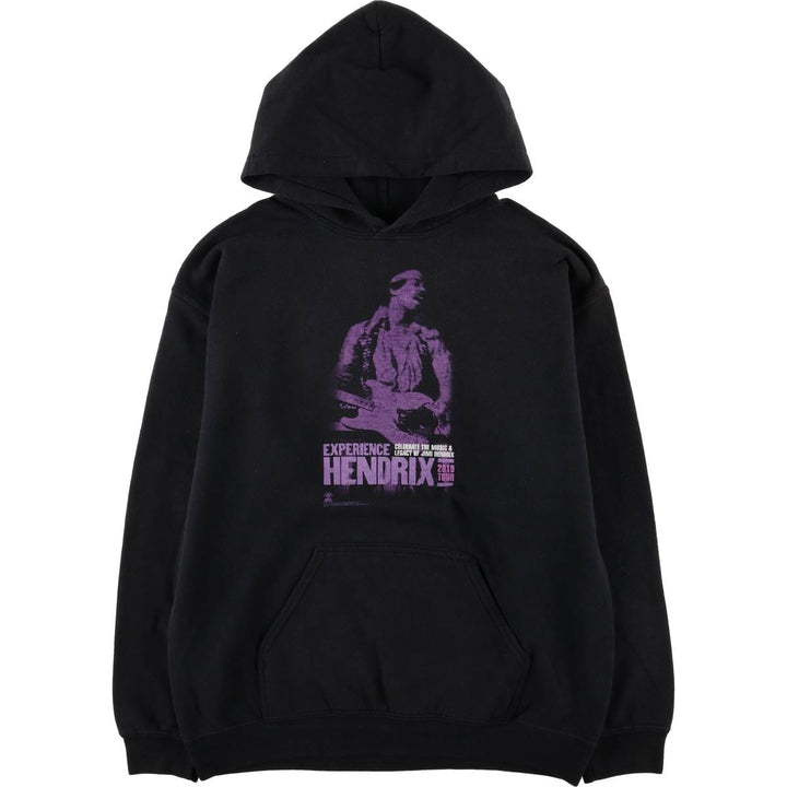 Gildan Jimi Hendrix Experience 2019-2020 Tour Band Pullover Sweatshirt, Men's Size L unclear black type Vintage Second Hand