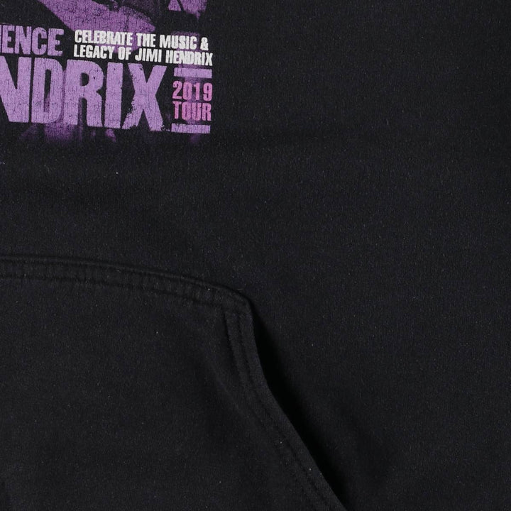 Gildan Jimi Hendrix Experience 2019-2020 Tour Band Pullover Sweatshirt, Men's Size L unclear black type Vintage Second Hand