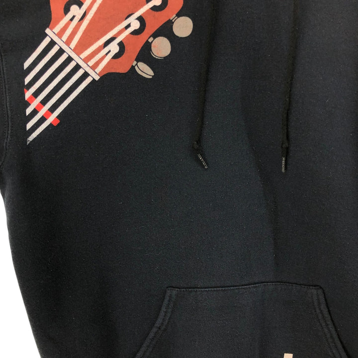 Fruit of the Loom Men's XL Pullover Hoodie cotton black type Vintage Second Hand