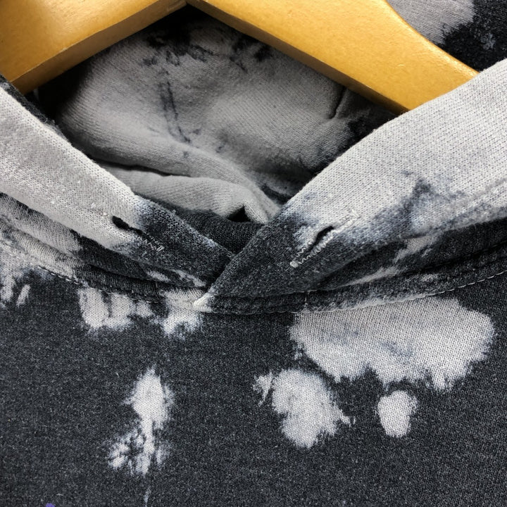 METALLICA Tie-Dye Pattern Band Pullover Hoodie, Men's Size M unclear Charcoal Vintage Second Hand
