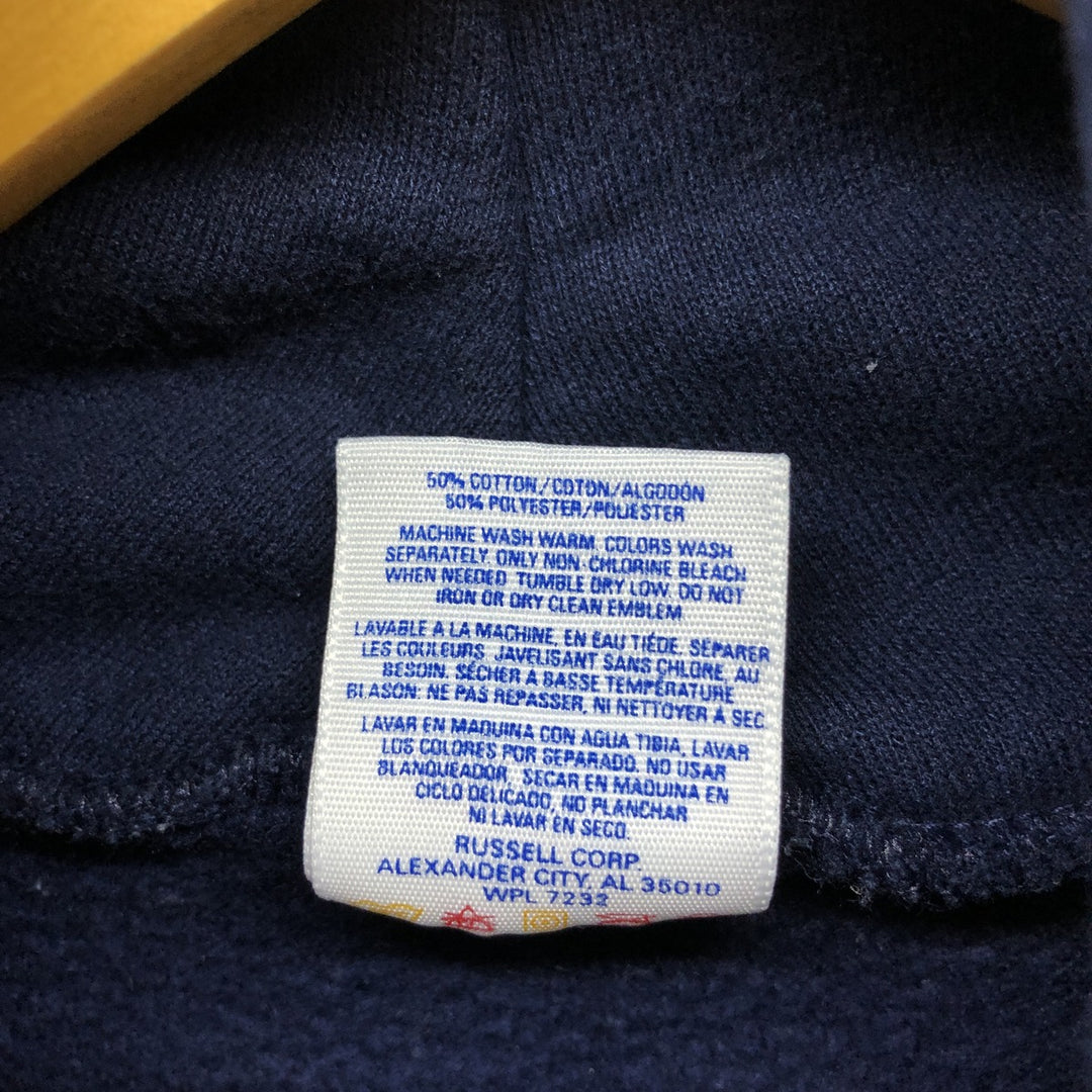 Vintage 80s-90'S Jerzees pullover sweatshirt, Made in USA, Men's XL cotton navy blue type Vintage Second Hand