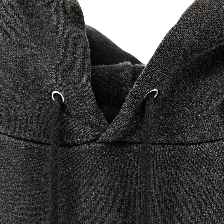 Vintage 90'S pullover hoodie, made in the USA, size L, men's cotton black type Vintage Second Hand