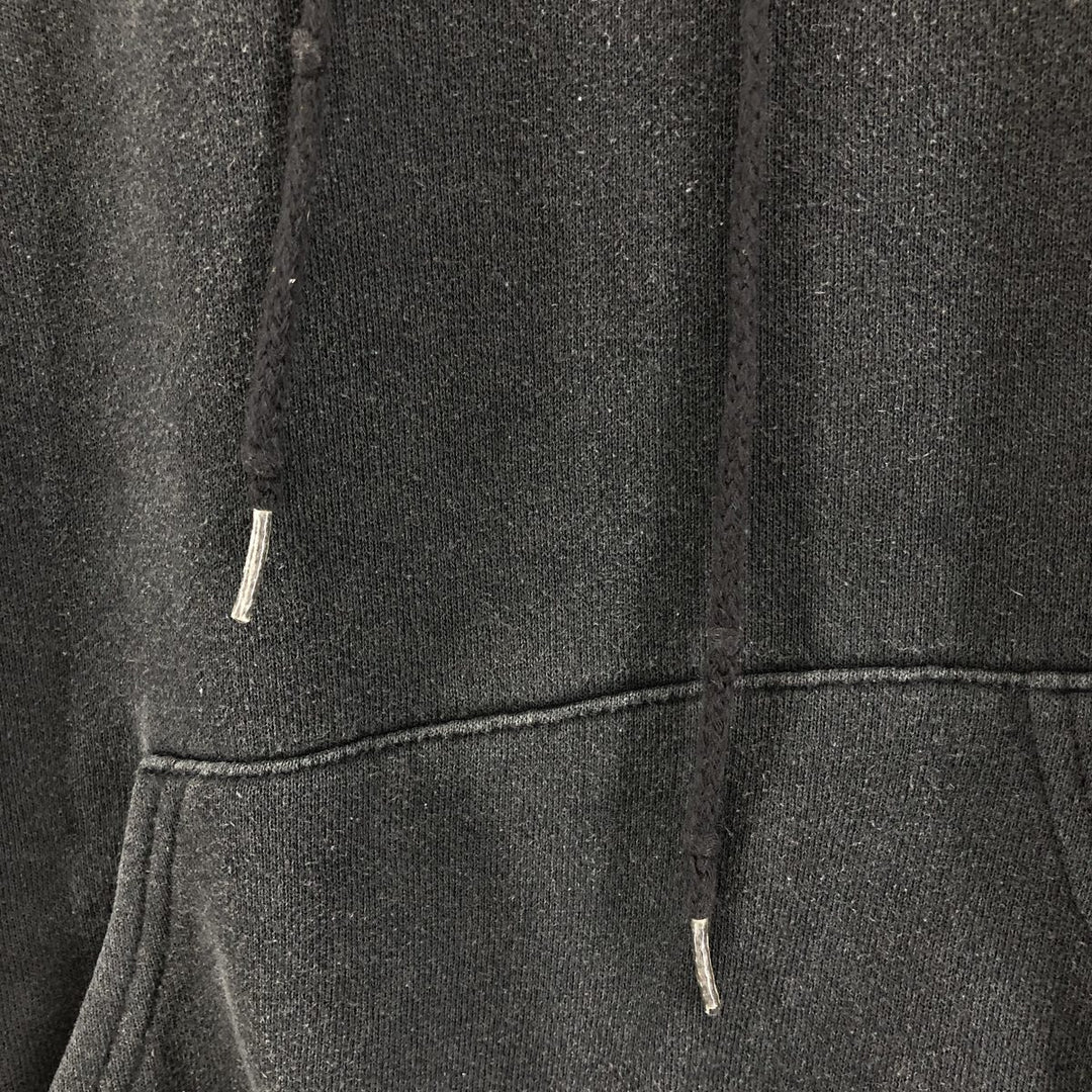 Vintage 90'S pullover hoodie, made in the USA, size L, men's cotton black type Vintage Second Hand