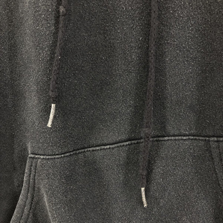Vintage 90'S pullover hoodie, made in the USA, size L, men's cotton black type Vintage Second Hand