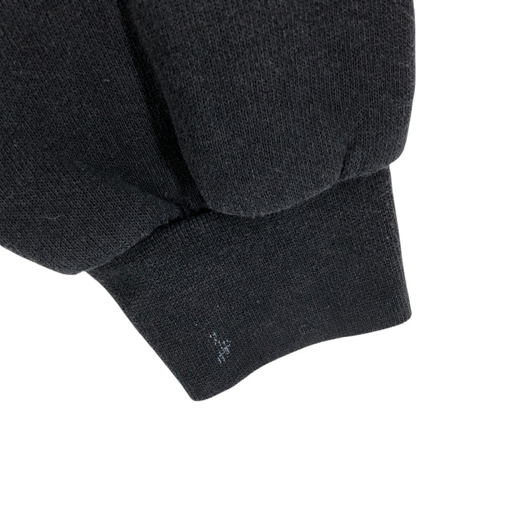 Vintage 90'S pullover hoodie, made in the USA, size L, men's cotton black type Vintage Second Hand