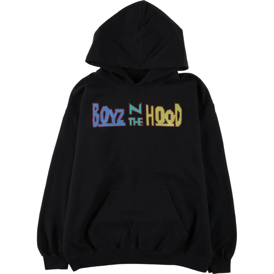 BOYZ N THE HOOD Boyz n the Hood band sweatshirt pullover hoodie, men's size M cotton black type Vintage Second Hand