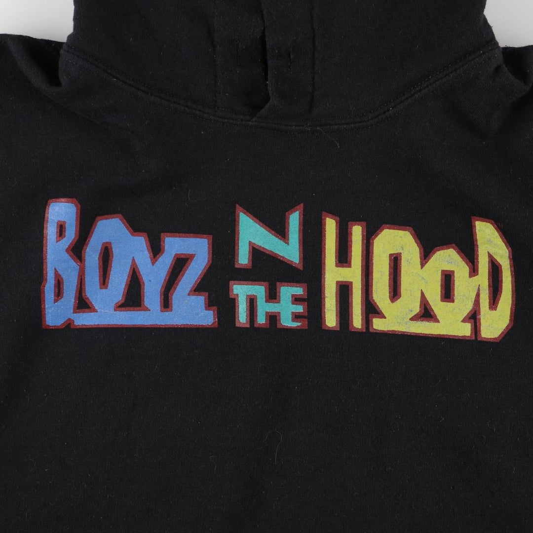 BOYZ N THE HOOD Boyz n the Hood band sweatshirt pullover hoodie, men's size M cotton black type Vintage Second Hand
