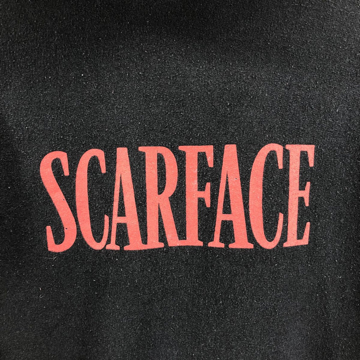 Scarface Movie Sweatshirt Pullover Hoodie, Men's Size L cotton black type Vintage Second Hand