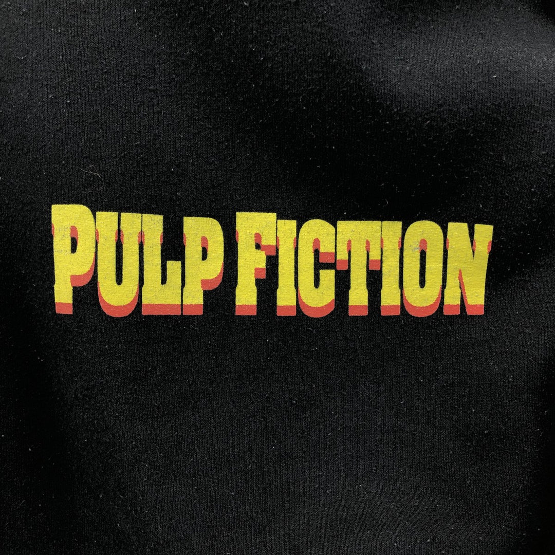 PULP FICTION Pulp Fiction Movie Sweat Pullover Hoodie Men's S Size cotton black type Vintage Second Hand
