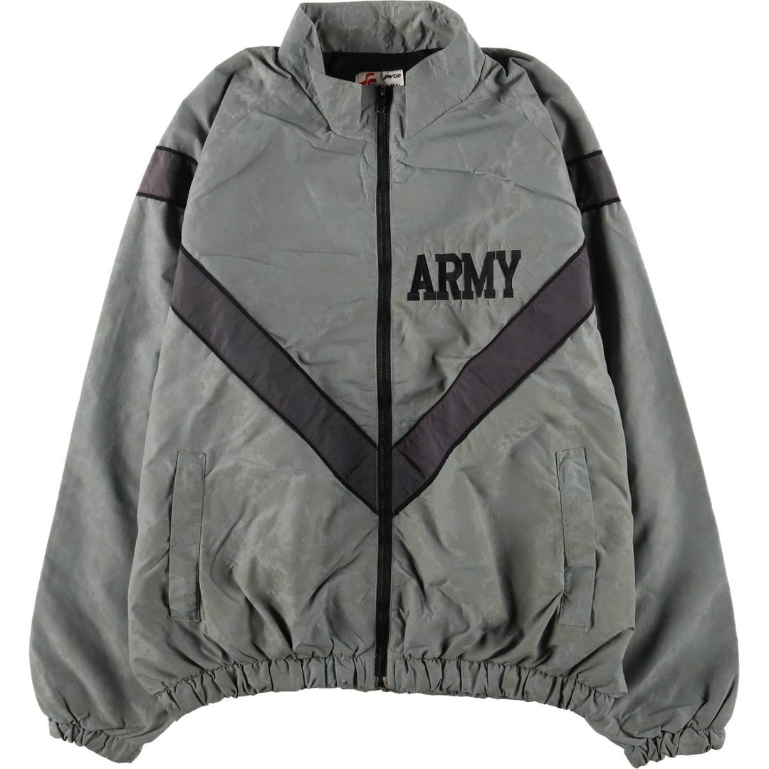 Authentic US Army Skilcraft PFU Training Jacket, Nylon, Made in USA, Large Nylon gray type Vintage Second Hand