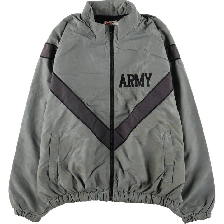 Authentic US Army Skilcraft PFU Training Jacket, Nylon, Made in USA, Large Nylon gray type Vintage Second Hand