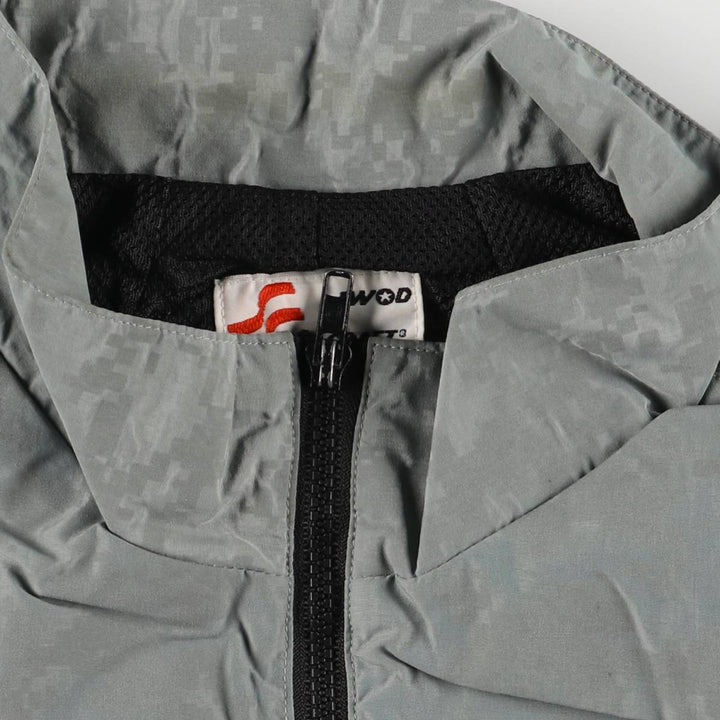 Authentic US Army Skilcraft PFU Training Jacket, Nylon, Made in USA, Large Nylon gray type Vintage Second Hand