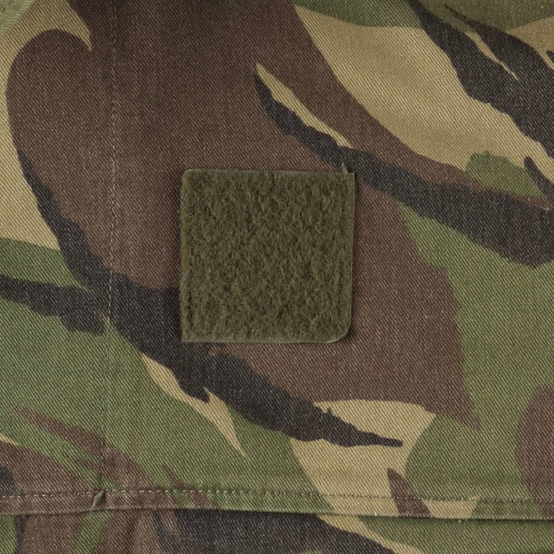 Authentic Dutch Army Camouflage Woodland Camo Military Field Jacket, Men's, Size XL, Vintage cotton Khaki type sage green Vintage Second Hand