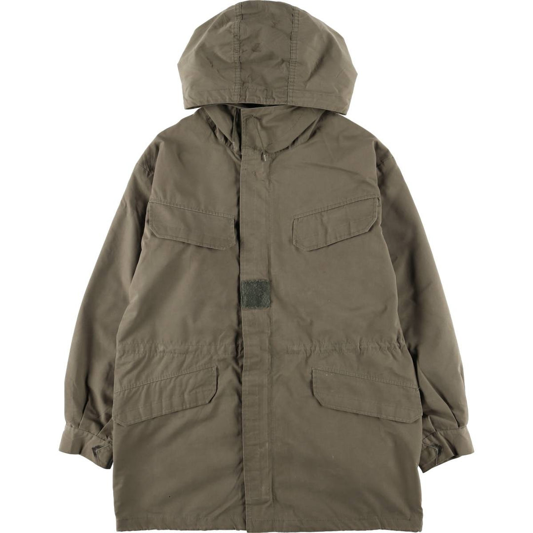 Authentic French military UTAH PARIS 1976 mod coat, men's size XL, vintage unclear Khaki type brown Vintage Second Hand