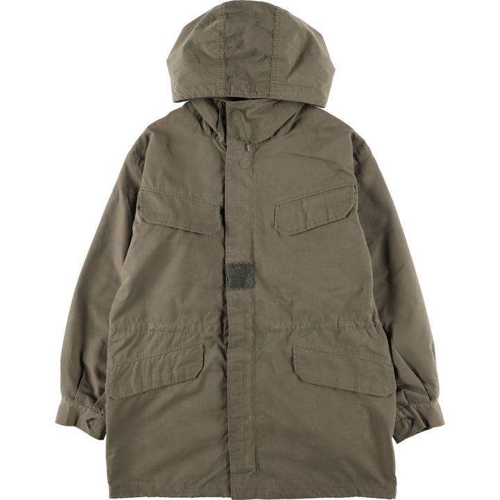 Authentic French military UTAH PARIS 1976 mod coat, men's size XL, vintage unclear Khaki type brown Vintage Second Hand
