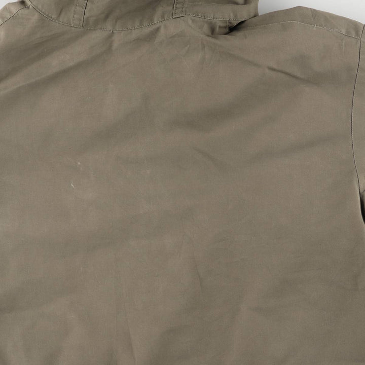Authentic French military UTAH PARIS 1976 mod coat, men's size XL, vintage unclear Khaki type brown Vintage Second Hand