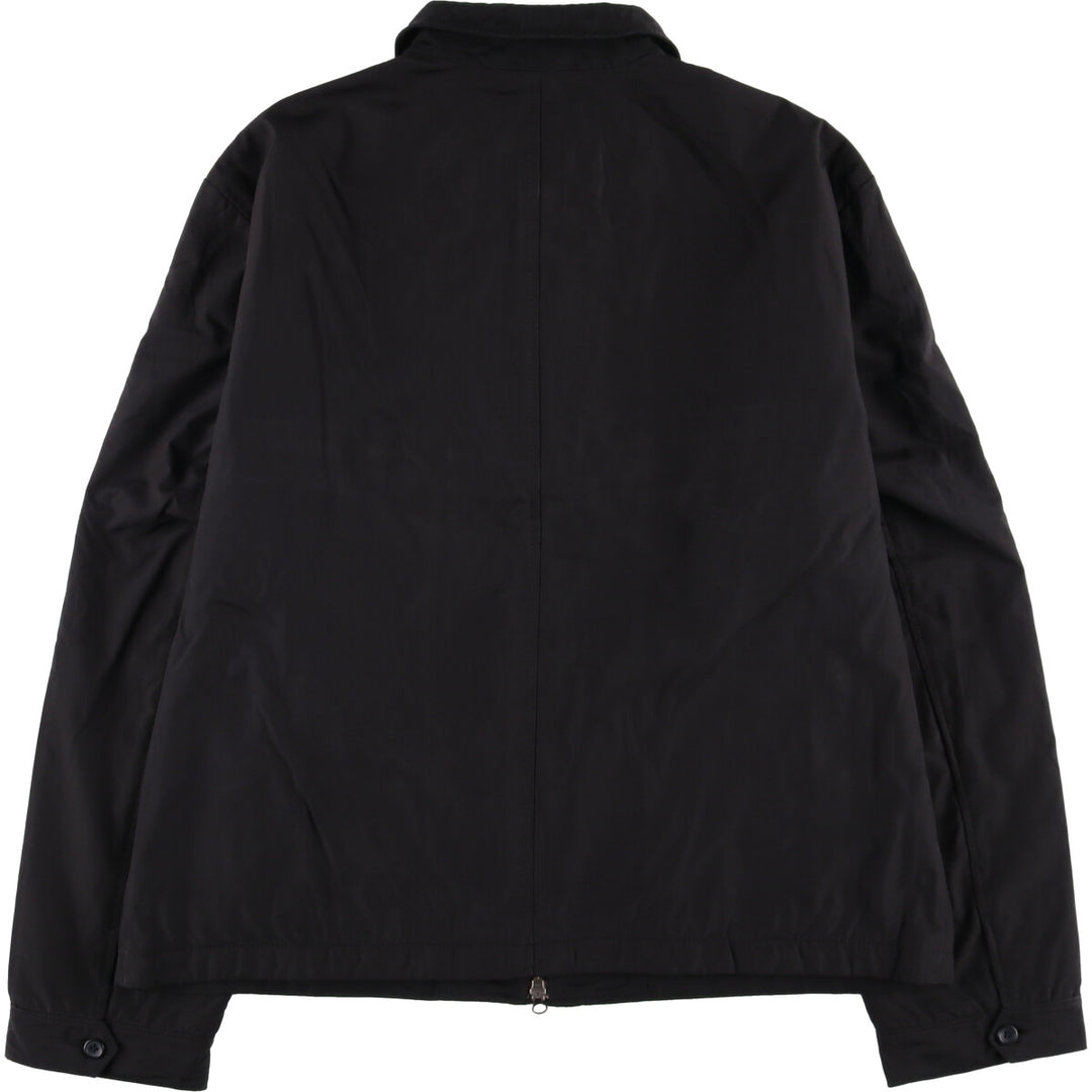 2000'S Banana Republic windbreaker, men's size XL polyester black type Vintage Second Hand