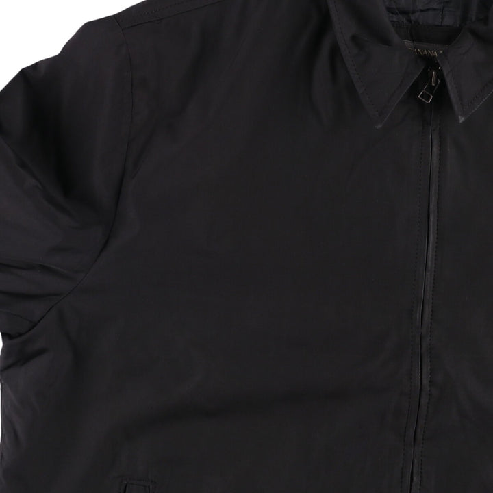 2000'S Banana Republic windbreaker, men's size XL polyester black type Vintage Second Hand