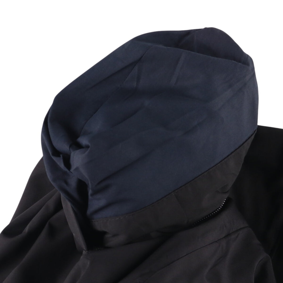 2000'S Banana Republic windbreaker, men's size XL polyester black type Vintage Second Hand
